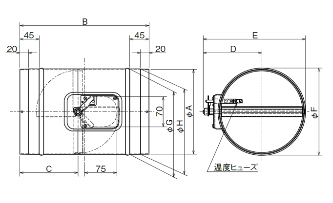 外形寸法図