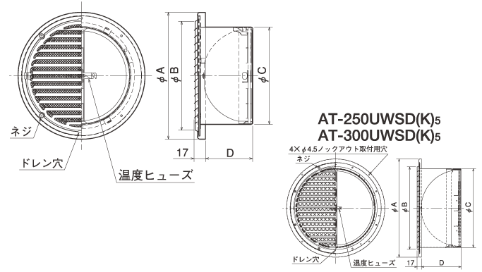 外形寸法図