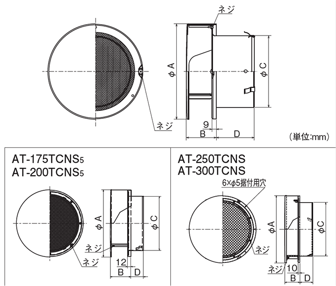 外形寸法図