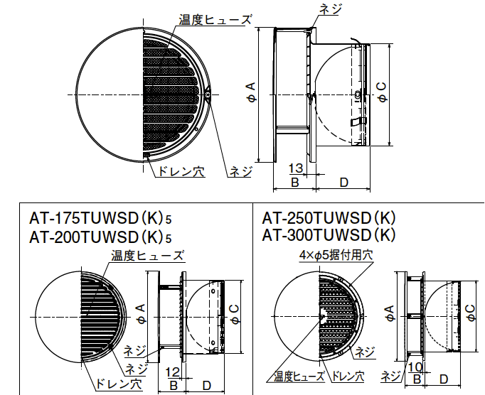 外形寸法図