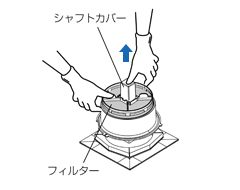 簡単なフィルターメンテナンス