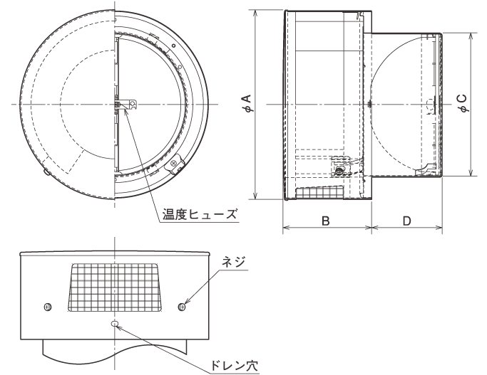 外形寸法図