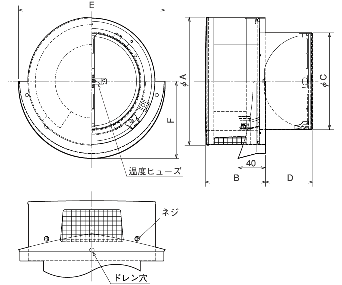 外形寸法図