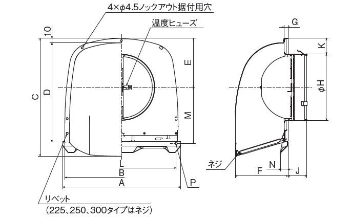 売れています メルコエアテック 【AT-250HGSD】外壁用（ステンレス製／鋼板製） 深形スクエアフード 横ギャラリ 適用パイプ250mm【  キッチン家電用アクセサリー・部品