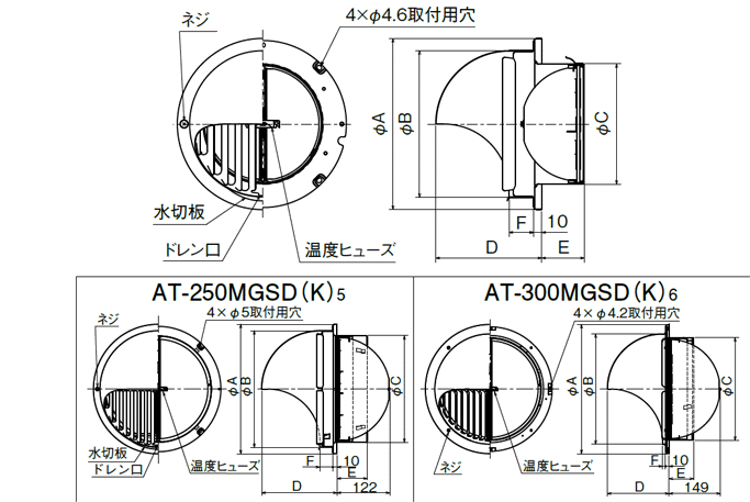 外形寸法図