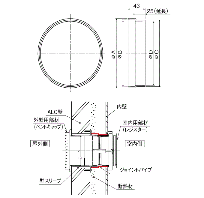 外形寸法図