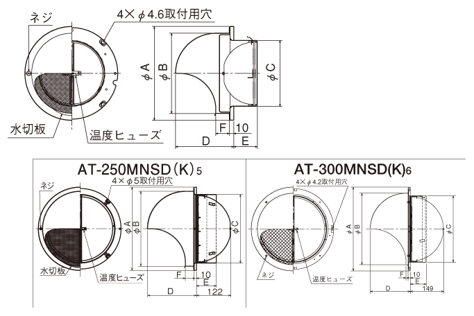 外形寸法図