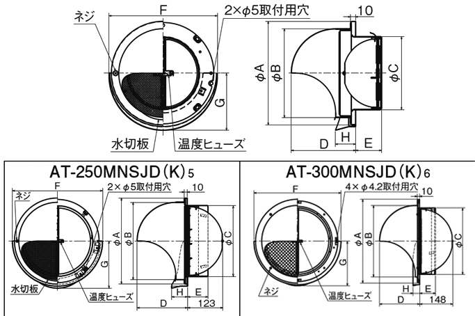 外形寸法図