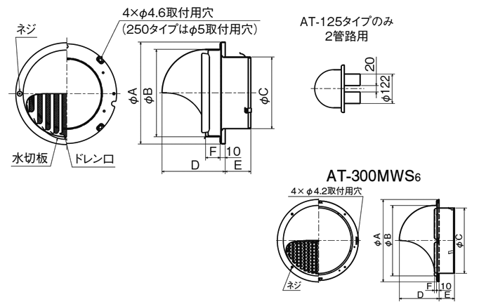 外形寸法図