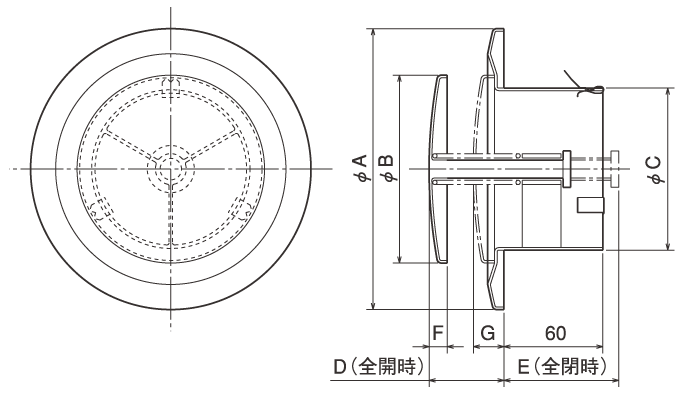 外形寸法図