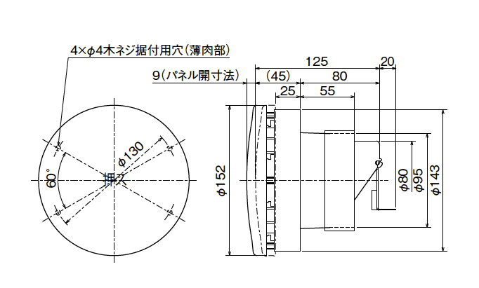 外形寸法図