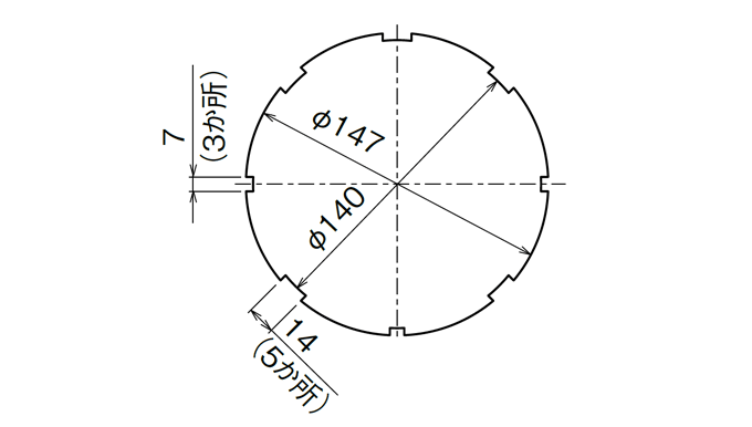 外形寸法図