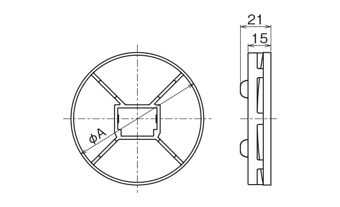 外形寸法図