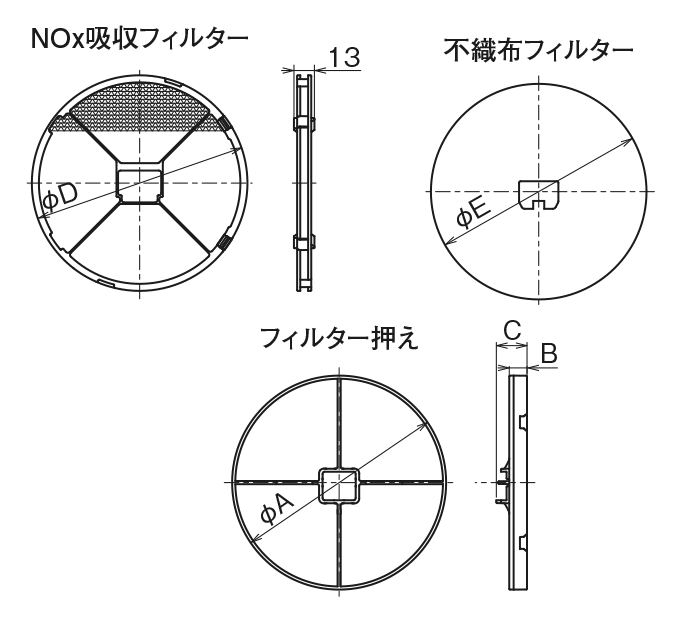 外形寸法図