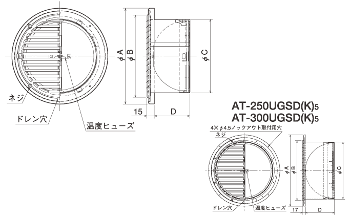 外形寸法図