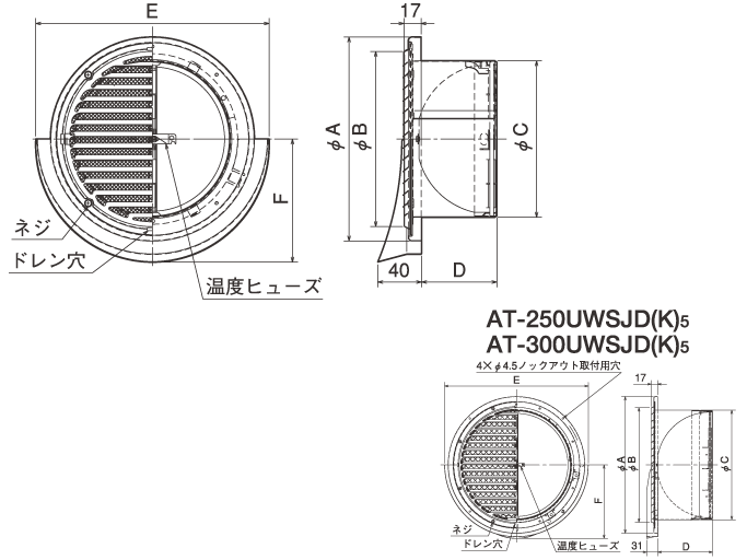 外形寸法図