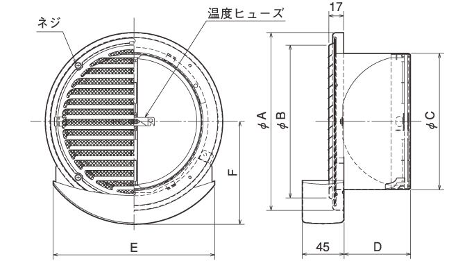 外形寸法図