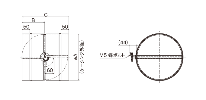 外形寸法図