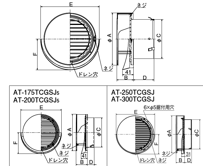 外形寸法図