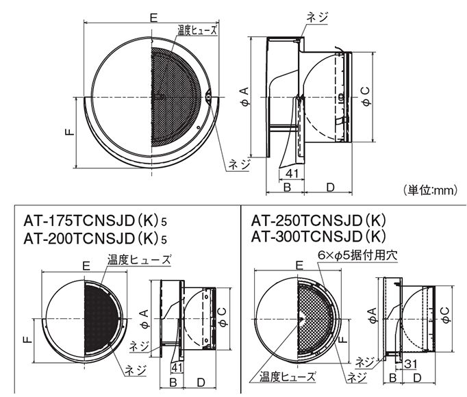 外形寸法図