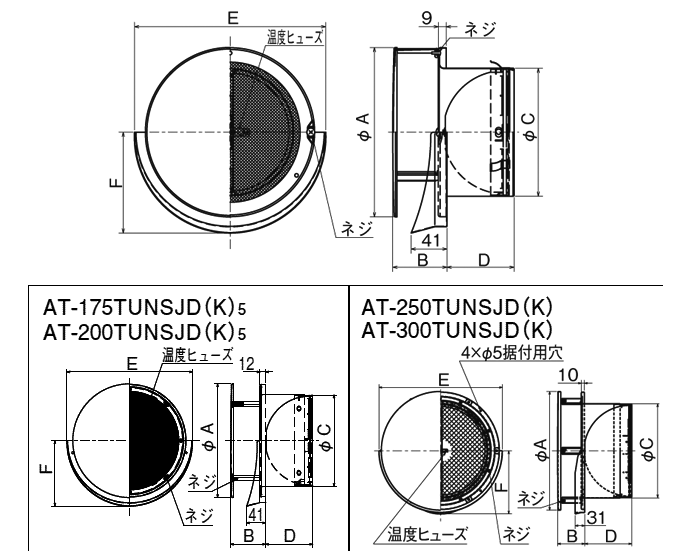 外形寸法図