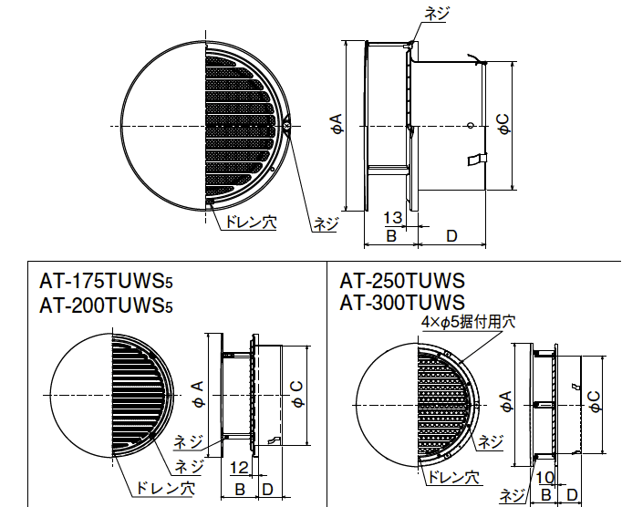 外形寸法図